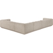 Meridian Furniture Modari Beige Fabric Upholstered 4pc. Modular Sectional