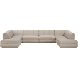 Meridian Furniture Modari Beige Fabric Upholstered 4pc. Modular Sectional