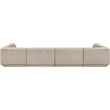 Meridian Furniture Modari Beige Fabric Upholstered 4pc. Modular Sectional