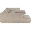 Meridian Furniture Modari Beige Fabric Upholstered 4pc. Modular Sectional