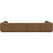 Meridian Furniture Modari Brown Fabric Upholstered 4pc. Modular Sectional