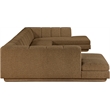 Meridian Furniture Modari Brown Fabric Upholstered 4pc. Modular Sectional
