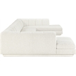 Meridian Furniture Modari Cream Fabric Upholstered 4pc. Modular Sectional