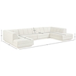 Meridian Furniture Modari Cream Fabric Upholstered 4pc. Modular Sectional