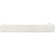 Meridian Furniture Modari Cream Fabric Upholstered 4pc. Modular Sectional