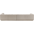 Meridian Furniture Modari Beige Fabric Upholstered 3pc. Modular Sectional