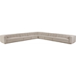 Meridian Furniture Modari Beige Fabric Upholstered 7pc. Modular Sectional