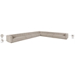 Meridian Furniture Modari Beige Fabric Upholstered 8pc. Modular Sectional
