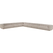 Meridian Furniture Modari Beige Fabric Upholstered 8pc. Modular Sectional