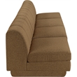 Meridian Furniture Modari Brown Fabric Upholstered 4pc. Modular Sofa