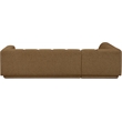 Meridian Furniture Modari Brown Fabric Upholstered 2pc. Modular Sectional