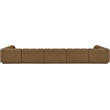 Meridian Furniture Modari Brown Fabric Upholstered 5pc. Modular Sectional