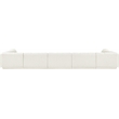 Meridian Furniture Modari Cream Fabric Upholstered 5pc. Modular Sectional