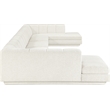 Meridian Furniture Modari Cream Fabric Upholstered 5pc. Modular Sectional