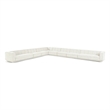 Meridian Furniture Modari Cream Fabric Upholstered 8pc. Modular Sectional