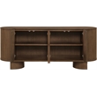 Meridian Furniture Caldra Brown Oak Veneer And Solid Wood Sideboard/Buffet