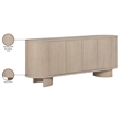 Meridian Furniture Caldra Natural Oak Veneer And Solid Wood Sideboard/Buffet