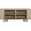 Meridian Furniture Caldra Natural Oak Veneer And Solid Wood Sideboard/Buffet