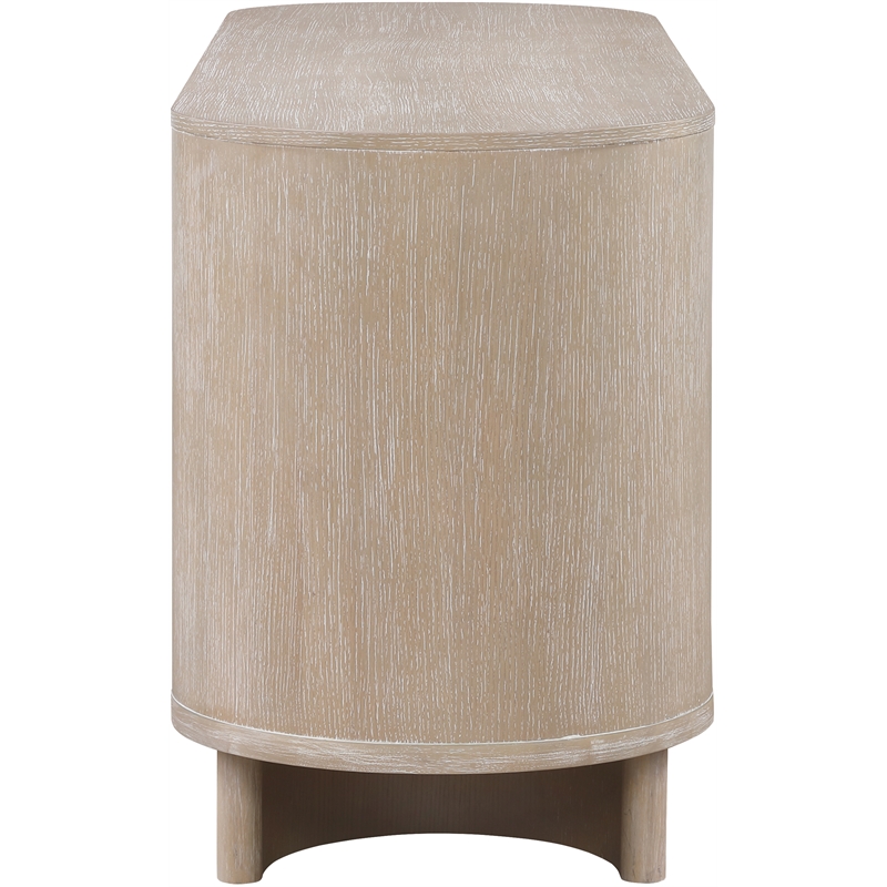Meridian Furniture Caldra Natural Oak Veneer And Solid Wood Sideboard/Buffet