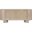 Meridian Furniture Caldra Natural Oak Veneer And Solid Wood Sideboard/Buffet