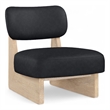 Meridian Furniture Vetra Black Vegan Leather Upholstered Accent Chair