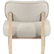 Meridian Furniture Vetra Taupe Vegan Leather Upholstered Accent Chair