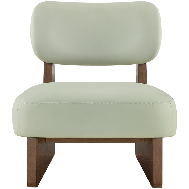 Meridian Furniture Vetra Mint Vegan Leather Upholstered Accent Chair