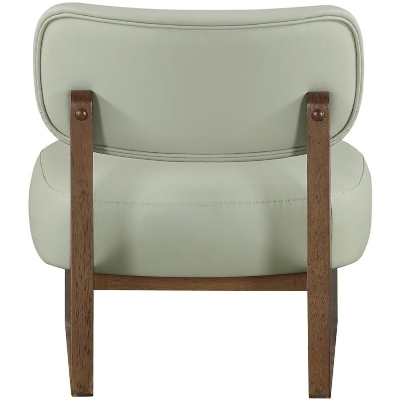 Meridian Furniture Vetra Mint Vegan Leather Upholstered Accent Chair