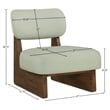 Meridian Furniture Vetra Mint Vegan Leather Upholstered Accent Chair