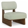 Meridian Furniture Vetra Mint Vegan Leather Upholstered Accent Chair