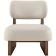 Meridian Furniture Vetra Taupe Vegan Leather Upholstered Accent Chair