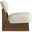 Meridian Furniture Vetra Taupe Vegan Leather Upholstered Accent Chair
