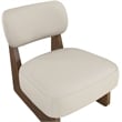 Meridian Furniture Vetra Taupe Vegan Leather Upholstered Accent Chair