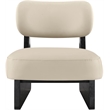 Meridian Furniture Vetra Beige Vegan Leather Upholstered Accent Chair