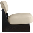 Meridian Furniture Vetra Beige Vegan Leather Upholstered Accent Chair