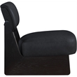 Meridian Furniture Vetra Black Vegan Leather Upholstered Accent Chair