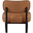 Meridian Furniture Vetra Cognac Vegan Leather Upholstered Accent Chair