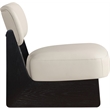 Meridian Furniture Vetra Taupe Vegan Leather Upholstered Accent Chair