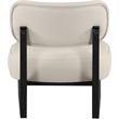 Meridian Furniture Vetra Taupe Vegan Leather Upholstered Accent Chair
