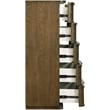 Meridian Furniture Tiberio Brown Oak Veneer And Solid Wood Chest