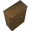 Meridian Furniture Tiberio Brown Oak Veneer And Solid Wood Chest