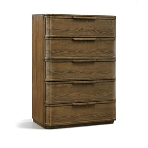 Meridian Furniture Tiberio Brown Oak Veneer And Solid Wood Chest