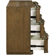Meridian Furniture Tiberio Brown Oak Veneer And Solid Wood Dresser