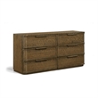 Meridian Furniture Tiberio Brown Oak Veneer And Solid Wood Dresser