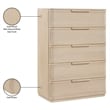 Meridian Furniture Tiberio Natural Oak Veneer And Solid Wood Chest