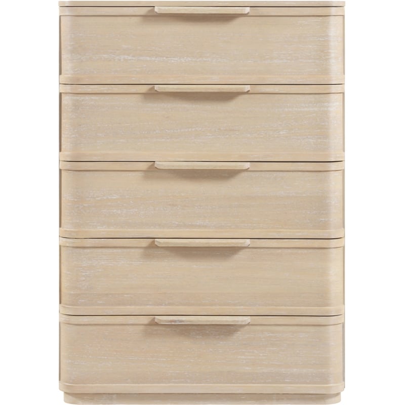Meridian Furniture Tiberio Natural Oak Veneer And Solid Wood Chest