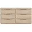 Meridian Furniture Tiberio Natural Oak Veneer And Solid Wood Dresser