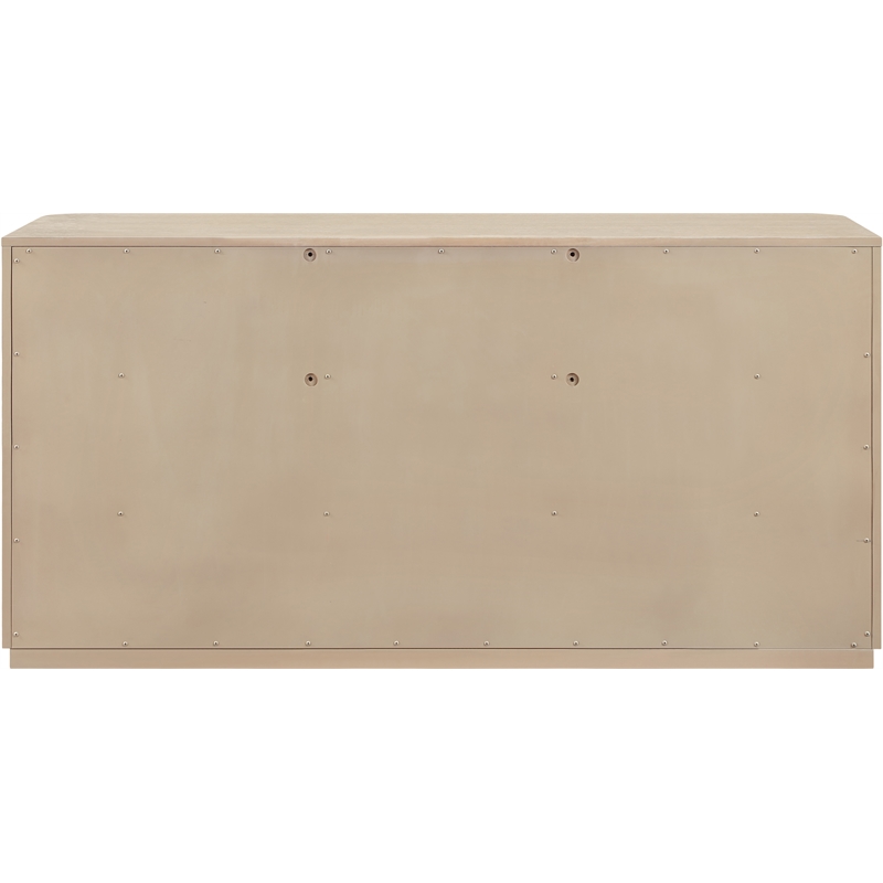 Meridian Furniture Tiberio Natural Oak Veneer And Solid Wood Dresser