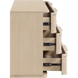 Meridian Furniture Tiberio Natural Oak Veneer And Solid Wood Dresser