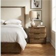 Meridian Furniture Tiberio Brown Oak Veneer And Solid Wood Nightstand